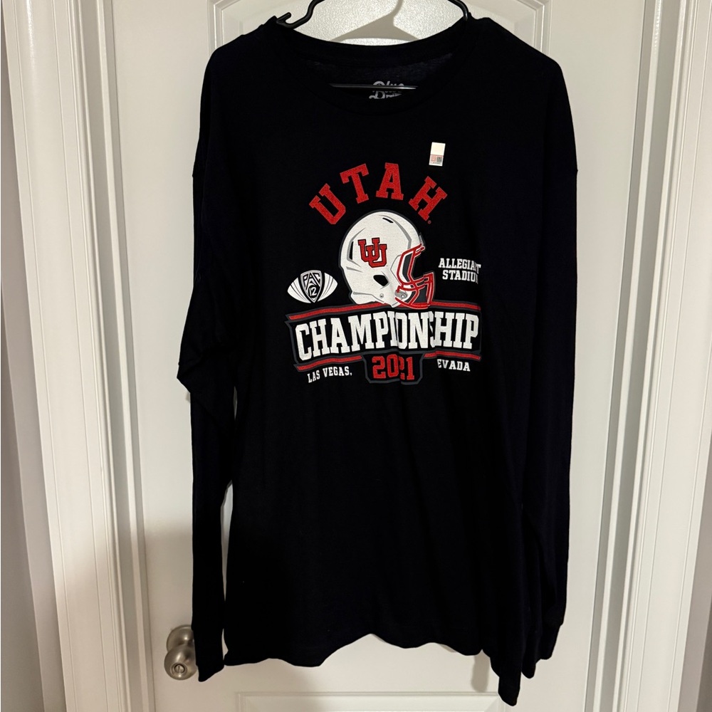 Colosseum Utah Championship Black Long Sleeve Tee